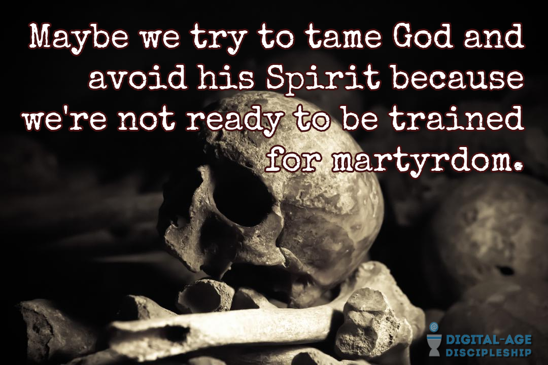 Be trained for martyrdom
